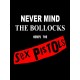 Шоппер черный с принтом Sex Pistols. Сумка для шопинга на плечо тканевая, мужская и женская.