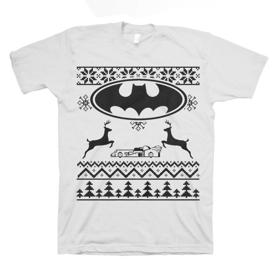 Футболка с прикольным принтом "Batman New year"