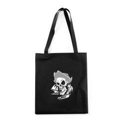 Сумка шоппер с черепом сумка хозяйственная shopper тканевая сумка экосумка