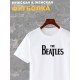 Футболка The Beatles группа Битлз лого y2k оверсайз с принтом