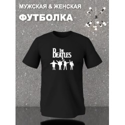 Футболка The Beatles рок группа Битлз y2k оверсайз с принтом