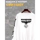 Свитшот Рамштайн Rammstein logo Ramstein логотип белый с принтом, надписью, рисунком rock style, рок группа, оверсайз, унисекс, мужской и женский рокерская одежда для подростка и молодежи
