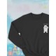 Парные свитшоты We Bare Bears Белый не злися черная мужская с принтом Вся правда о медведях для влюбленных пар парня и девушки, двоих подруг и друзей, мемная андеграунд парная одежда y2k оверсайз