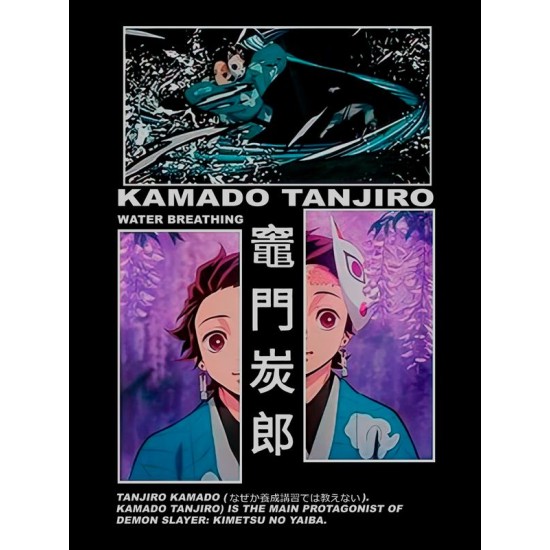 Футболка Demon Slayer Танджиро Камадо Tanjiro Kamado с принтом