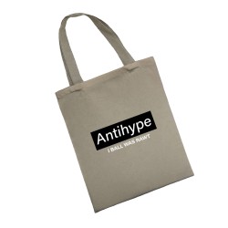 Сумка шоппер - холщовая хлопковая эко сумка с принтом Antihype