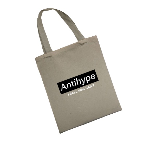 Сумка шоппер - холщовая хлопковая эко сумка с принтом Antihype