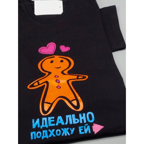 Парная футболка с принтом