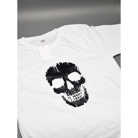 Модная футболка с принтом Череп