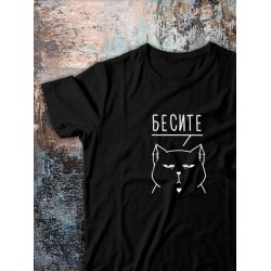 Футболка с мемом котом
