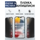 Защитная гидрогелевая пленка антишпион на телефон IPHONE 14 PRO MAX, для защиты экрана телефонов