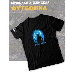 Футболка черная оверсайз Король и Шут киш с принтом Горшенев