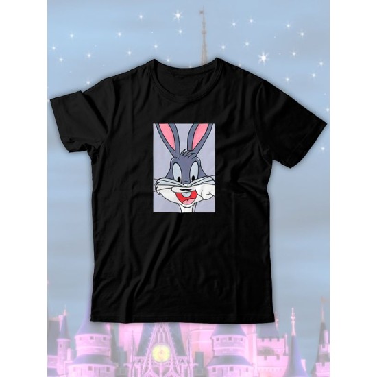 Парные футболки Багз Банни кролик Bugs Bunny с принтом заяц