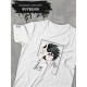 Футболка Тетрадь смерти L Death Note Эл аниме anime с принтом