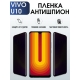 Защитная гидрогелевая пленка для смартфона Vivo U10. Полиуретановая плёнка антишпион на мобильный телефон Виво У10, для защиты экрана.