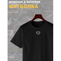 Футболка Сердце сердечко рисунок y2k aesthetic принт оверсайз с принтом