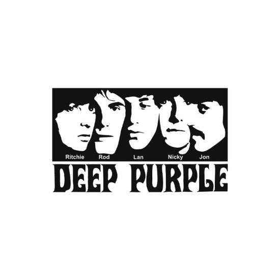 Футболка Deep Purple дип перпл y2k rock оверсайз с принтом