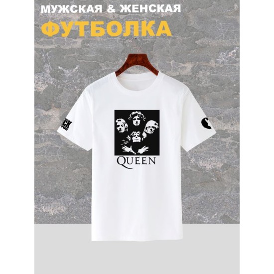 Футболка Queen рок группа Квин rock merch с принтом