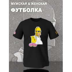Футболка Гомер Симпсон Симпсоны с принтом