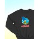 Парные свитшоты Мардж Симпсон Симсон mother черный женский с принтом Симпсоны Marge Simpson Simpsons Симсоны мама для влюбленных пар парня и девушки, двоих подруг, мемная парная одежда y2k оверсайз