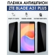 Защитная гидрогелевая пленка для смартфона ZTE Blade a31 plus. Полиуретановая плёнка антишпион на мобильный телефон ЗТЕ Блейд а31 плюс, для защиты экрана.