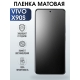 Защитная гидрогелевая пленка для смартфона Vivo X90s. Матовая полиуретановая плёнка на мобильный телефон Виво Х90с, для защиты экрана.