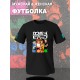 Футболка Cowboy Bebop аниме Ковбой Бипоп персонажи y2k с принтом