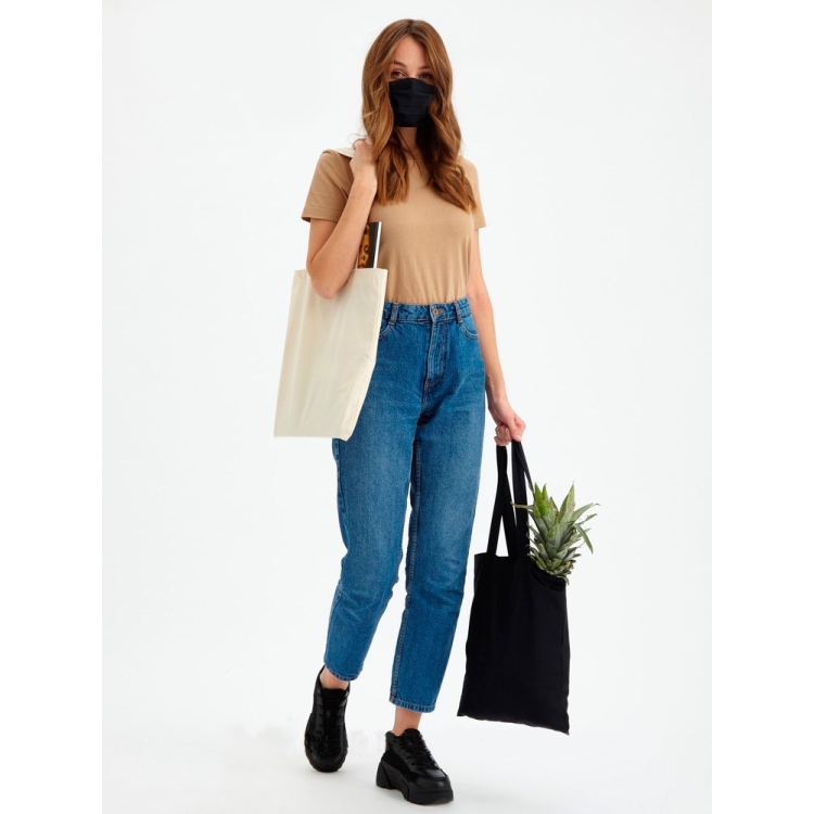 Cумка шоппер - холщовая хлопковая эко сумка с принтом 