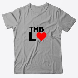 Парные футболки с принтом This is Love