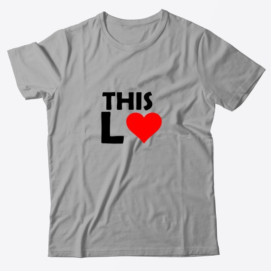 Парные футболки с принтом This is Love