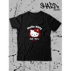 Футболка Hello Kitty Аниме Куроми оверсайз дрейн майка с принтом