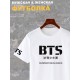 Футболка БТС k-pop одежда BTS с принтом