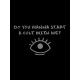 Шоппер черный с принтом Do you wanna start a cult with me. Сумка для шопинга на плечо тканевая, мужская и женская.