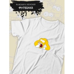 Футболка Гомер Симпсон мем Homer Simpson Simpsons с принтом