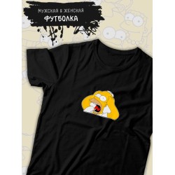 Футболка Гомер Симпсон мем Homer Simpson Simpsons с принтом