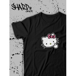 Футболка Hello Kitty Аниме Куроми оверсайз дрейн майка с принтом