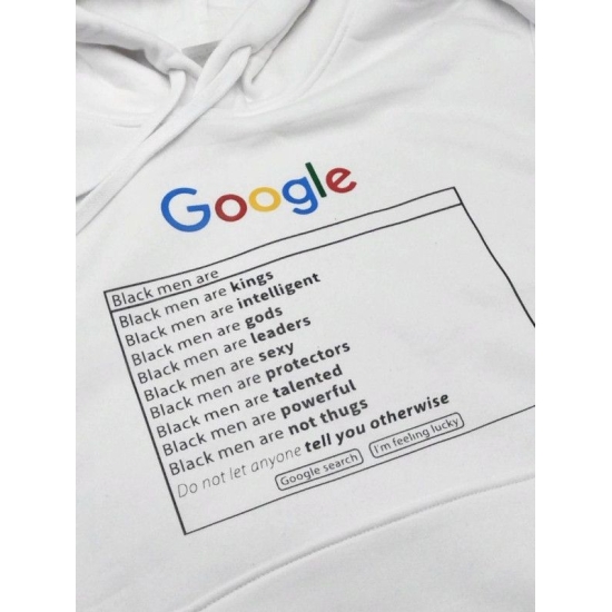 Прикольная толстовка с капюшоном с надписью Google