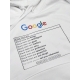 Прикольная толстовка с капюшоном с надписью Google