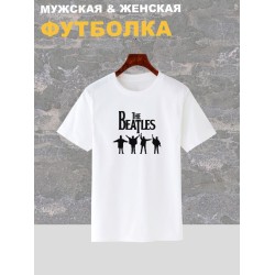 Футболка The Beatles рок группа Битлз y2k оверсайз с принтом