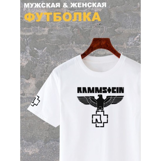 Футболка Рамштайн Rammstein logo Ramstein логотип с принтом