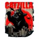 Футболка Catzilla котзилла черный кот мем с принтом