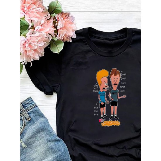 Футболка Бивис и Баттхед Батт хед Beavis and Butthead с принтом