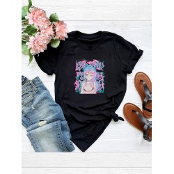 Футболка Аниме тян девушка каваи anime girl kawai y2k с принтом