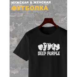 Футболка Deep Purple дип перпл y2k rock оверсайз с принтом