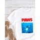 Футболка Paws мем котик и лапки котенок прикол мемная с принтом