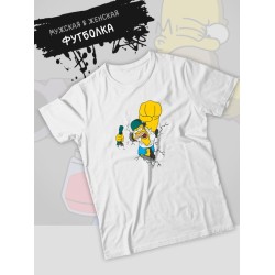 Футболка Гомер Симпсон Симсон Homer Simpson Simpsons с принтом