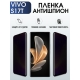 Защитная гидрогелевая пленка для смартфона Vivo S17t. Полиуретановая плёнка антишпион на мобильный телефон Виво С17т, для защиты экрана.