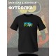 Футболка Футурама Бендер и Фрай мем с военным принтом