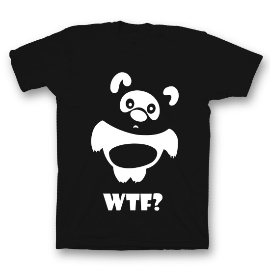 футболка с прикольным принтом "WTF Winnie"