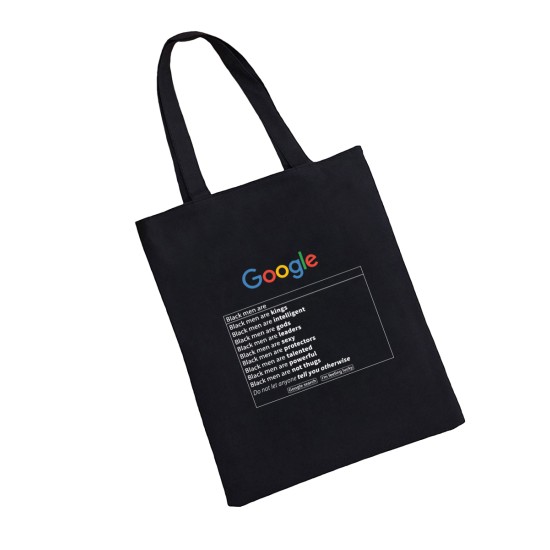 Сумка шоппер - холщовая хлопковая эко сумка с принтом Google
