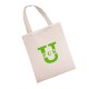 Эко сумка шоппер с принтом. Сумка shopper из натуральной ткани 3.